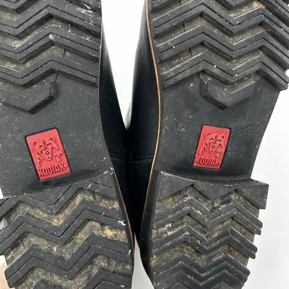 KODIAK Women's Black Waterproof Leather Peyto Chelsea Ankle Boots Booties Size 8 - Picture 9 of 9